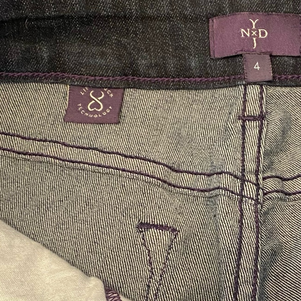 NYDJ Wide Leg Trouser Jeans Teresa  Dark Wash - Picture 13 of 16